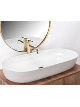 Umywalka Nablatowa REA CLEO 81 White