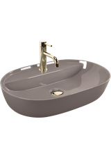 Umywalka REA Aura 61 Beige Shiny