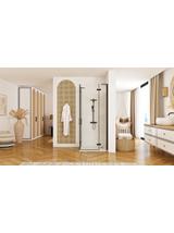 Kabina Prysznicowa REA Hugo Double Czarna 90x90