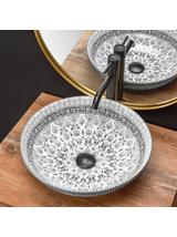 Umywalka nablatowa Rea Arte dark grey