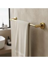 Wieszak łazienkowy jednoramienny 5601 Leo Złoty