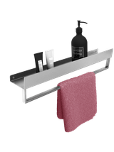 Półka łazienkowa wannowa SF01 45cm stal szczotkowana