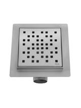 Odpływ liniowy REA DOTS STAL SZCZOTKOWANA 12x12