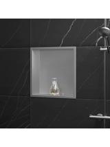 ÉTAGÈRE D'ENCASTREMENT POUR SALLE DE BAINS 30x30 brush gold