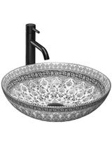 Umywalka nablatowa Rea Arte dark grey