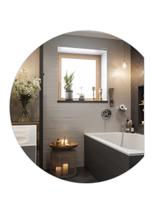 LUSTRO ŚCIENNE LED 80x70cm YH-3355