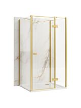 Shower enclosure Rea Atlas 80x80 Brush Gold