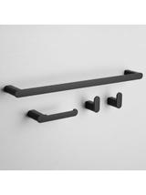 Juego de accesorios de baño Mati Black 4 piezas
