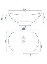 Умывальник на столешницу Basaro Westa