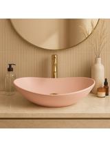 Umývadlo na dosku REA ROYAL Powder Pink Matt