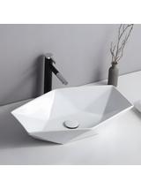 Umywalka nablatowa Rea Vegas Biała