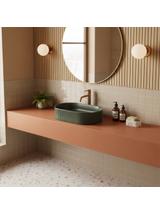 Kriauklė stalviršio Rea Vanda Olive Matt