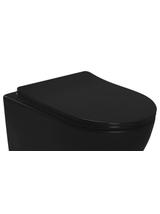 DESKA SEDESOWA WC CARLO FLAT UF BLACK MATT