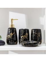 Zestaw łazienkowy ceramiczny 322123 Czarny