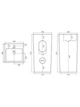 Umywalka wolnostojąca Calani Frida