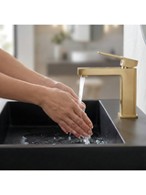 CONGLOMERATE WASHBASIN GOYA BLACK MAT 70CM