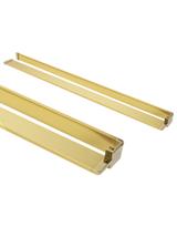 Wieszak na ręczniki Półka EVO GOLD na ścianki prysznicowe
