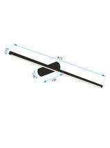 KINKIET ŁAZIENKOWY LED 80CM APP1343-W Black