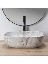 Umywalka nablatowa Rea Livia Stone Mat