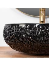 Umywalka nablatowa REA ICE BLACK
