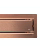 Odtokový žlab Rea Neox brush copper 70