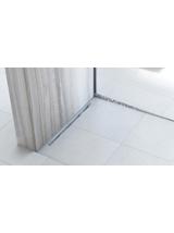Listwa spadkowa brodzikowa 100cm Nikiel Szczotkowany
