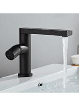 Bateria Umywalkowa REA TAP Czarna Niska