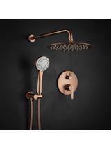 Shower system Rea Ontario Brush Copper + BOX