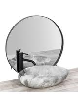 Umywalka nablatowa Rea Roxy C Stone L.GREY