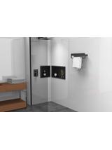 Półka łazienkowa wannowa SF01 60cm czarny mat