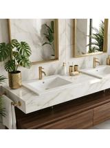 Umywalka wpuszczana Rea Dafne 60 szafkowa