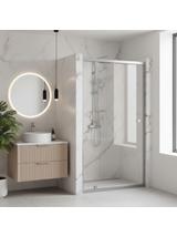 Puerta de ducha Rea Primo Swing 100 Chrome