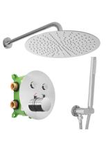 Zestaw Prysznicowy Podtynkowy z termostatem LUNGO MILER CHROM + BOX
