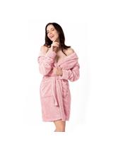 Szlafrok damski Diamond Light Pink S/M