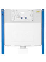 Cadru WC încastrat Rea cu buton HD Chrome