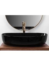 Umywalka nablatowa Rea CLEO 61 Black