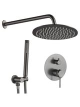 Zestaw natryskowy podtynkowy Rea Lungo Grip Tytan + BOX