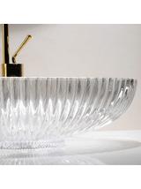 Countertop washbasin Rea Nicole Transparent