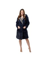 Szlafrok damski Jordan Navy Grey M