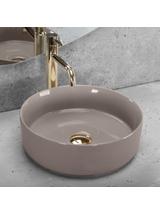 Umywalka nablatowa Rea Sami Beige Shiny