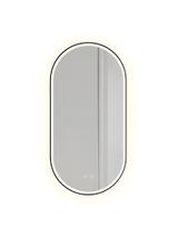 LUSTRO ŚCIENNE LED OVL 50x100cm Czarne