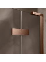 Cabina de ducha REA Hugo Double 90x90 Copper Brush