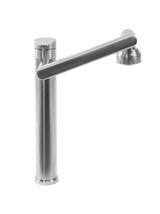 Bateria Umywalkowa REA PACO Wysoka Nikiel Szczotkowany INOX
