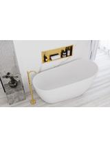 bathroom shelf 30x60 gold brush