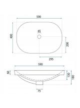 Отдельно стоящий пьедестал с умывальником BASARO TERRA