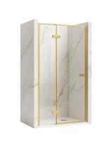 Dušo durys Rea Atlas 120 Brush Gold