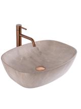Umywalka nablatowa Rea Freja Beige