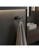 Wieszak łazienkowy Til 105 Czarny