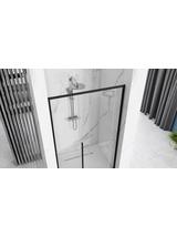 Drzwi prysznicowe SOLAR BLACK MAT 130