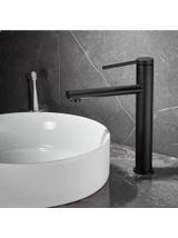 Bateria Umywalkowa REA OVAL Czarna Wysoka